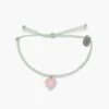 Stone Heart Charm Bracelet