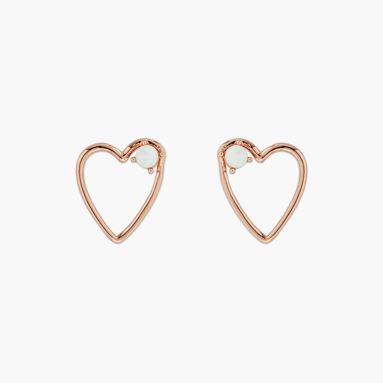 Sweetheart Stone Earrings