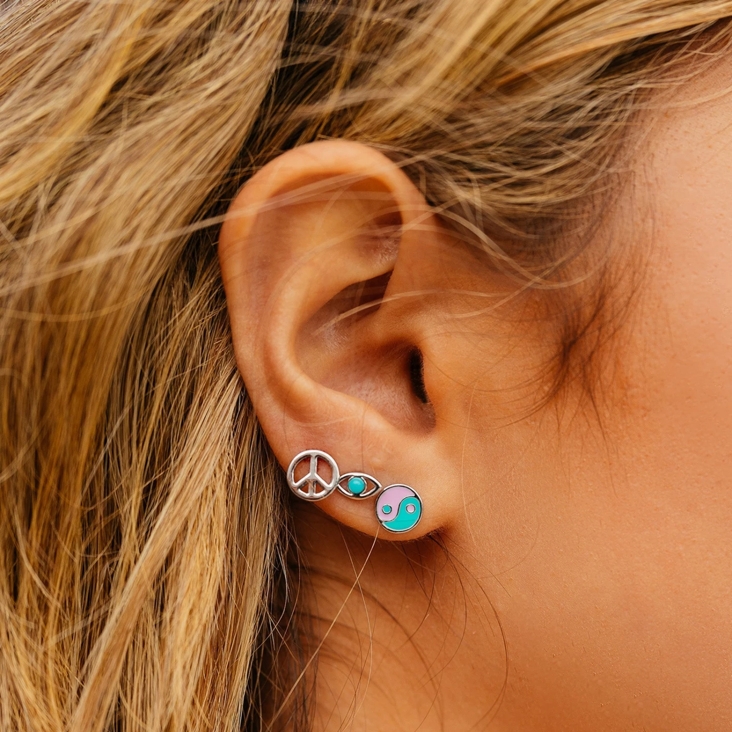 Kaleidoscope Stud Earring Pack - Image 2