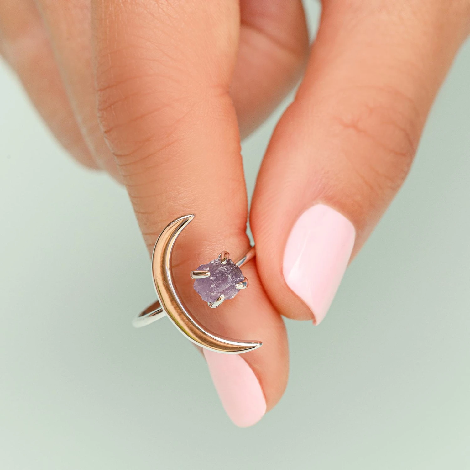 Crescent Moon Ring - Image 3