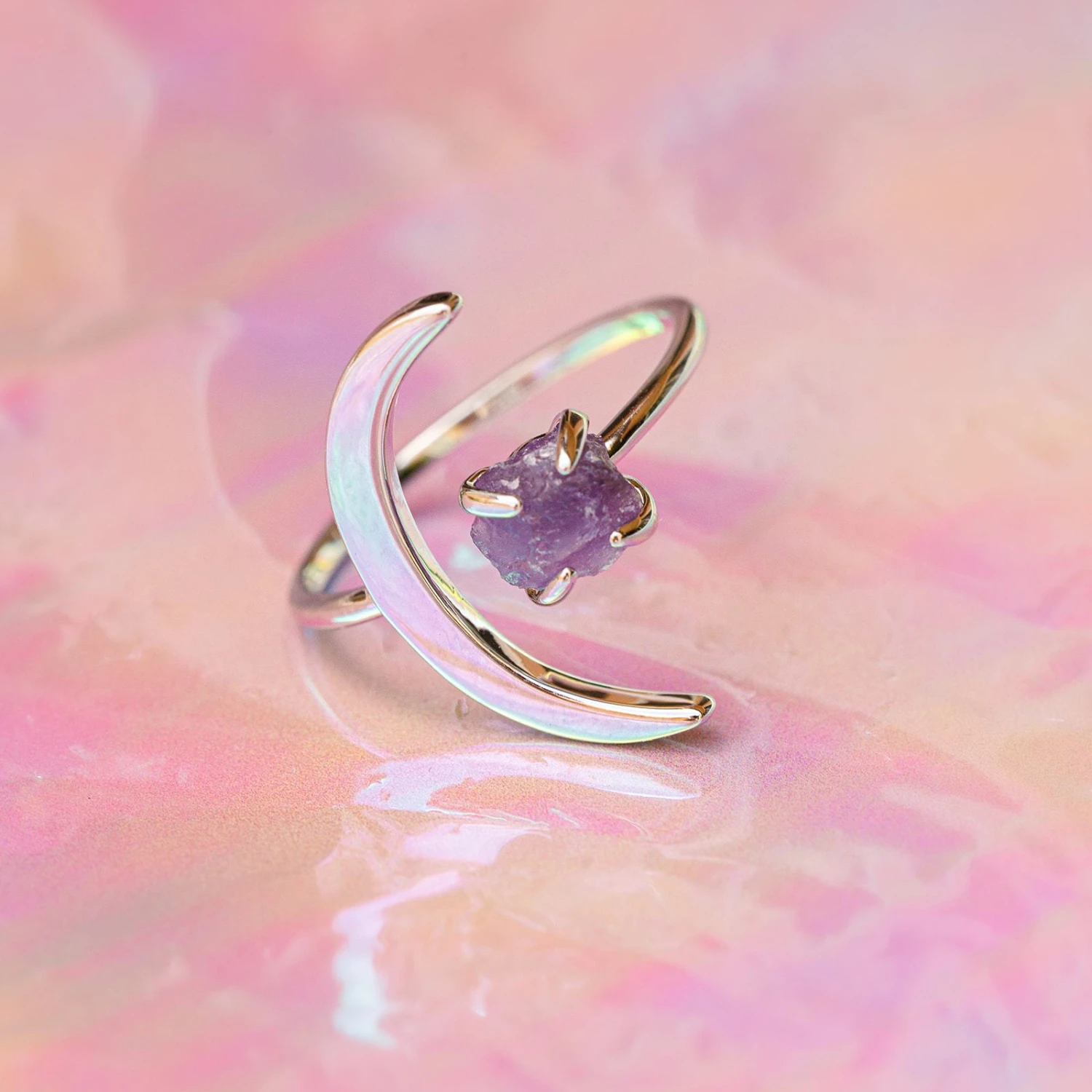 Crescent Moon Ring - Image 4