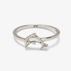 Mother Of Pearl Dolphin Ring
