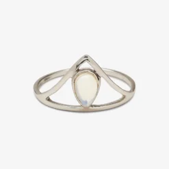 Chevron Stone Ring
