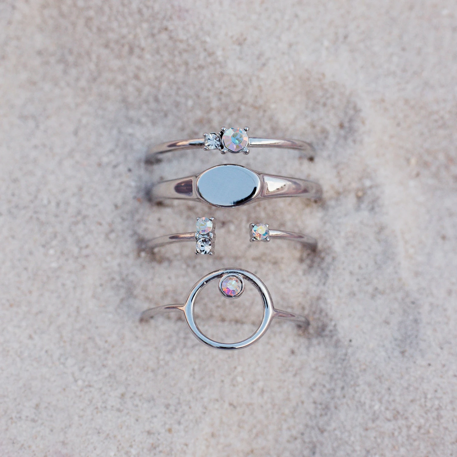 Crystal Sky Ring Stack - Image 5