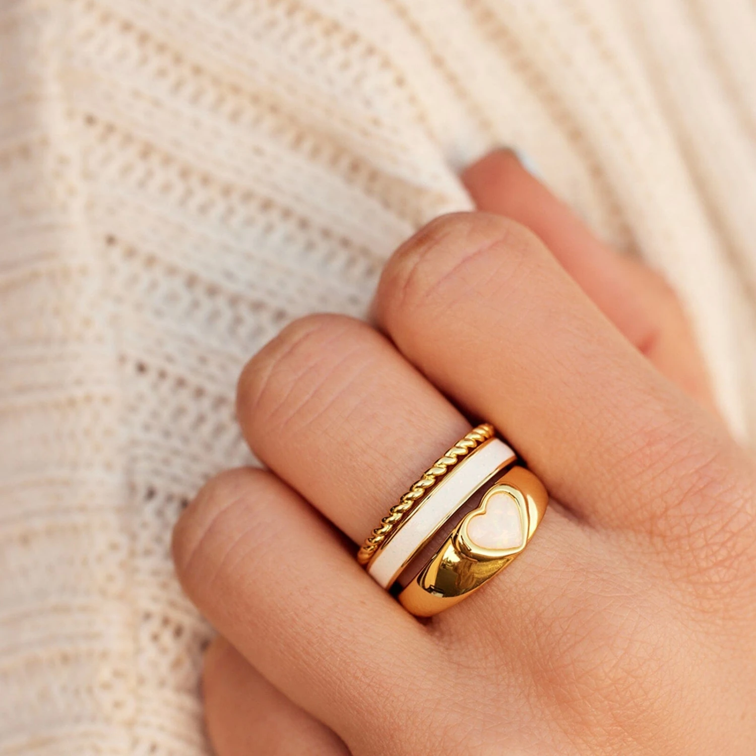 Twisted Love Ring Set - Image 2