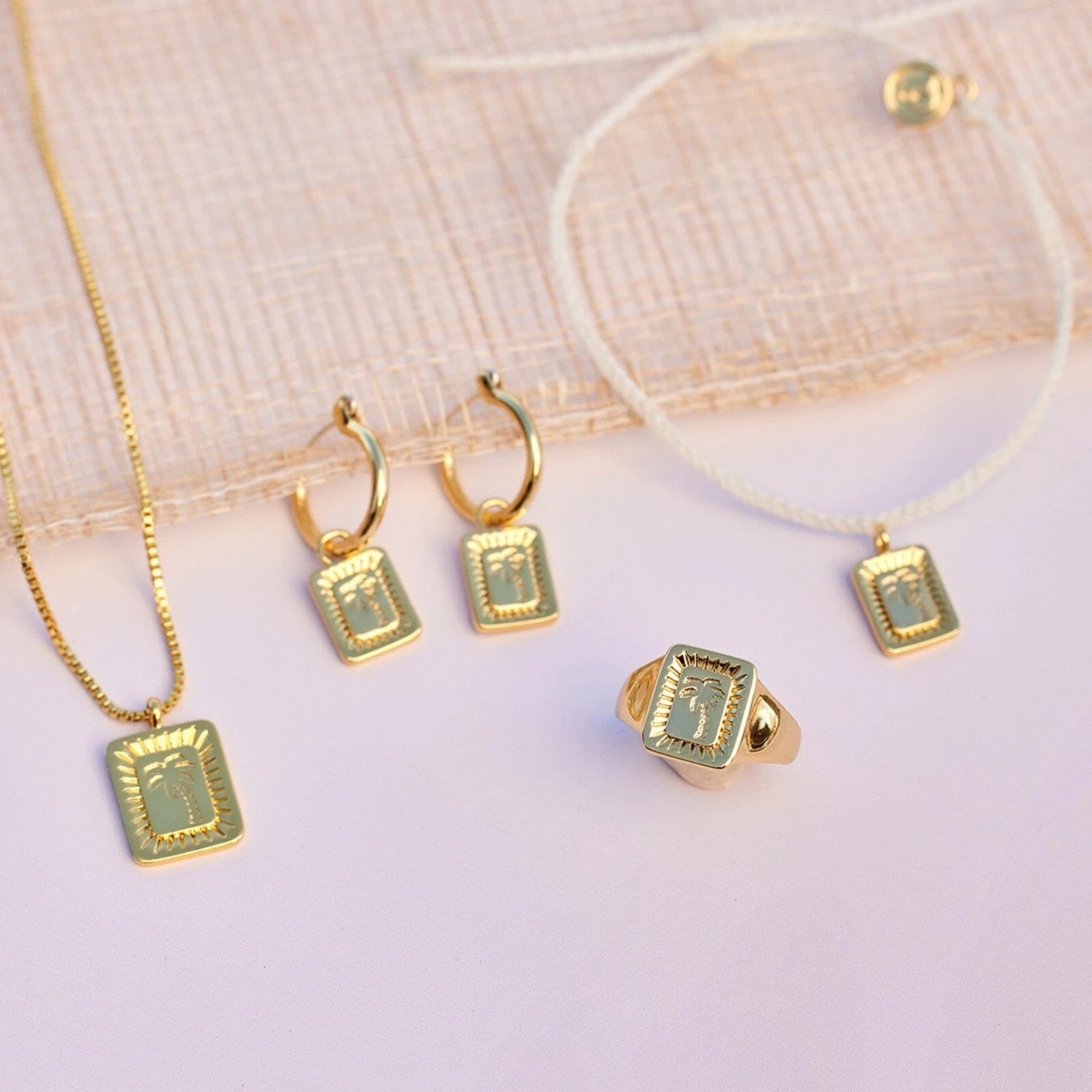 Palm Burst Charm Bracelet - Image 5