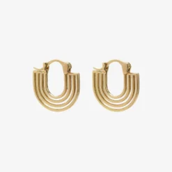 Rainbow Hoop Earrings