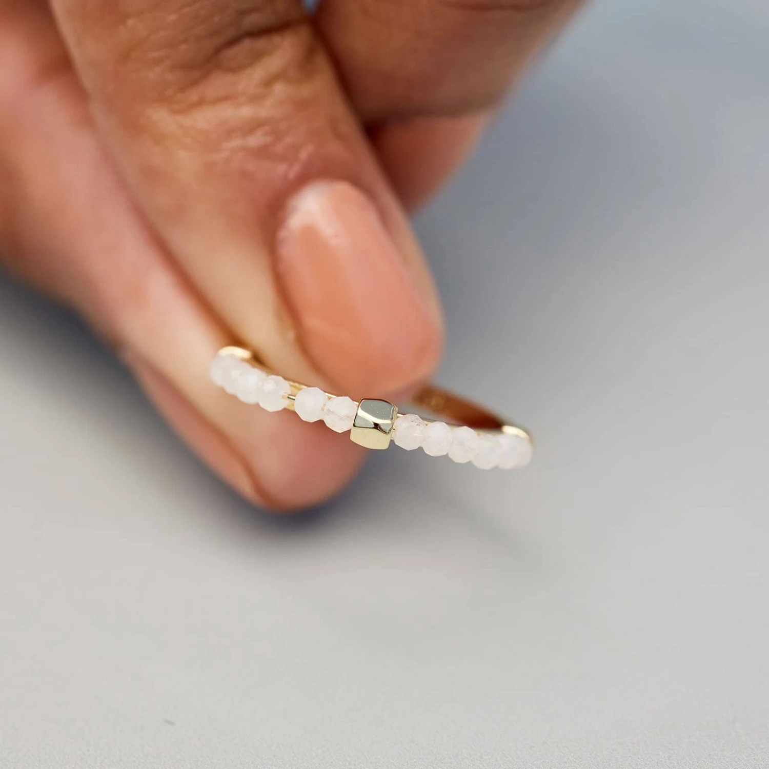 Beaded Gemstone Ring - Image 2