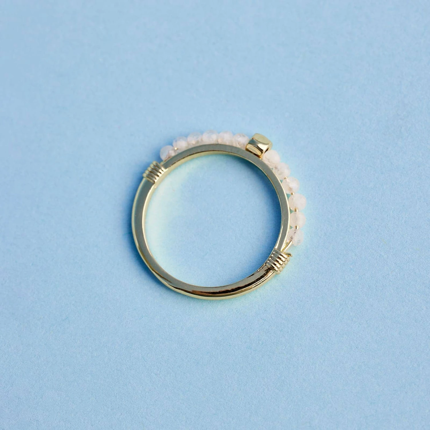 Beaded Gemstone Ring - Image 5