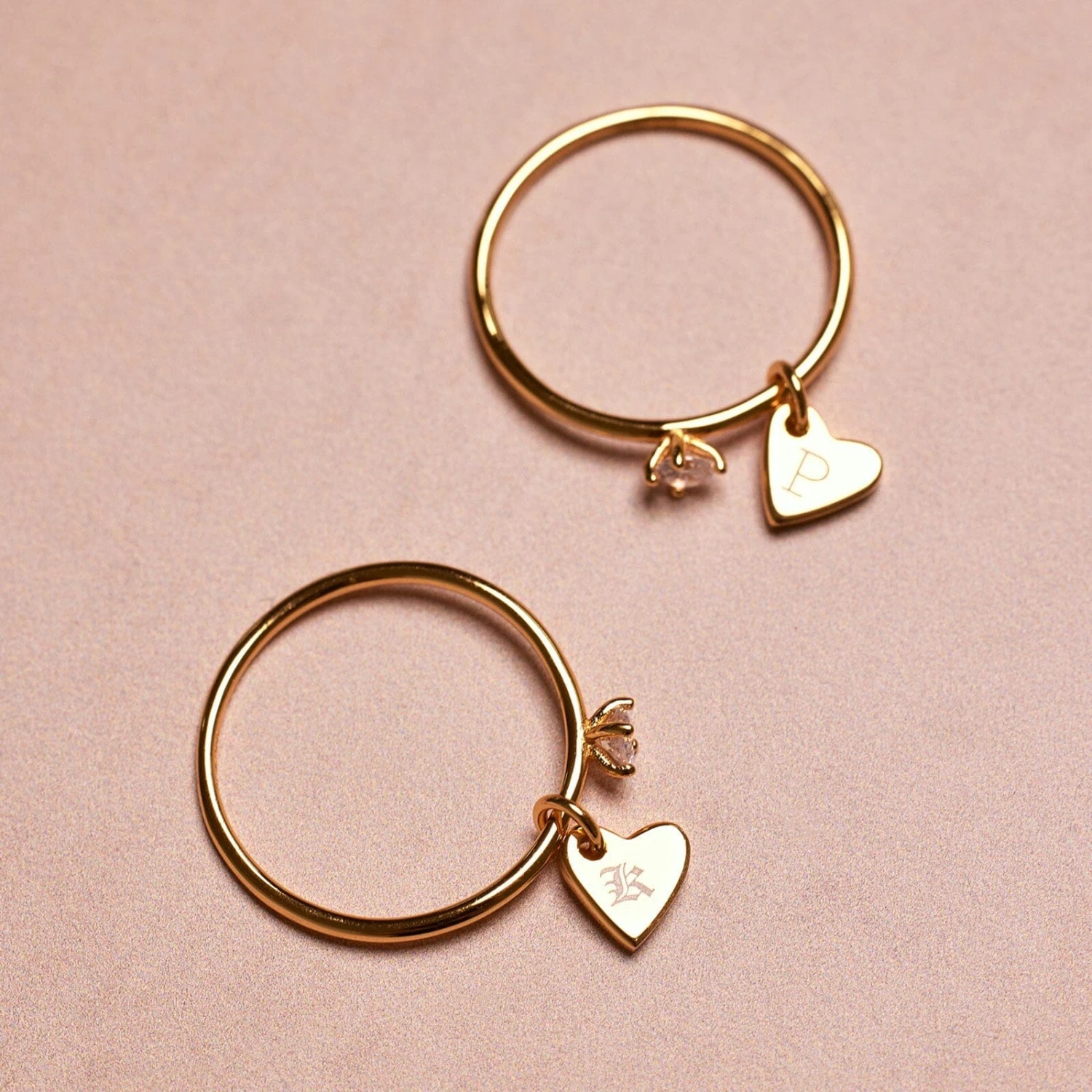 Demi-Fine Engravable Heart Ring - Image 8