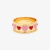 Enamel Heart Ring