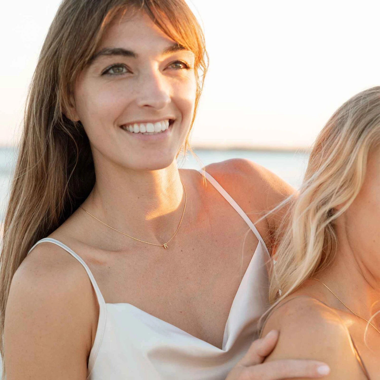 Snake Chain Alphabet Necklace - Image 7