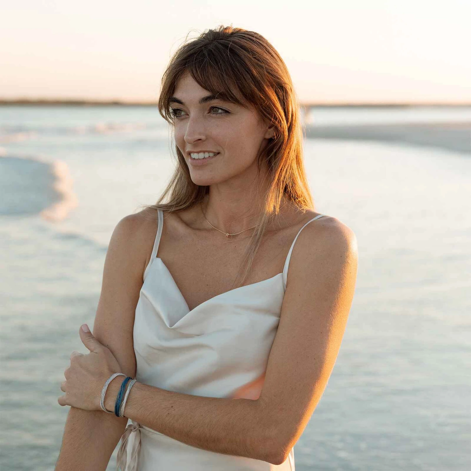 Snake Chain Alphabet Necklace - Image 8