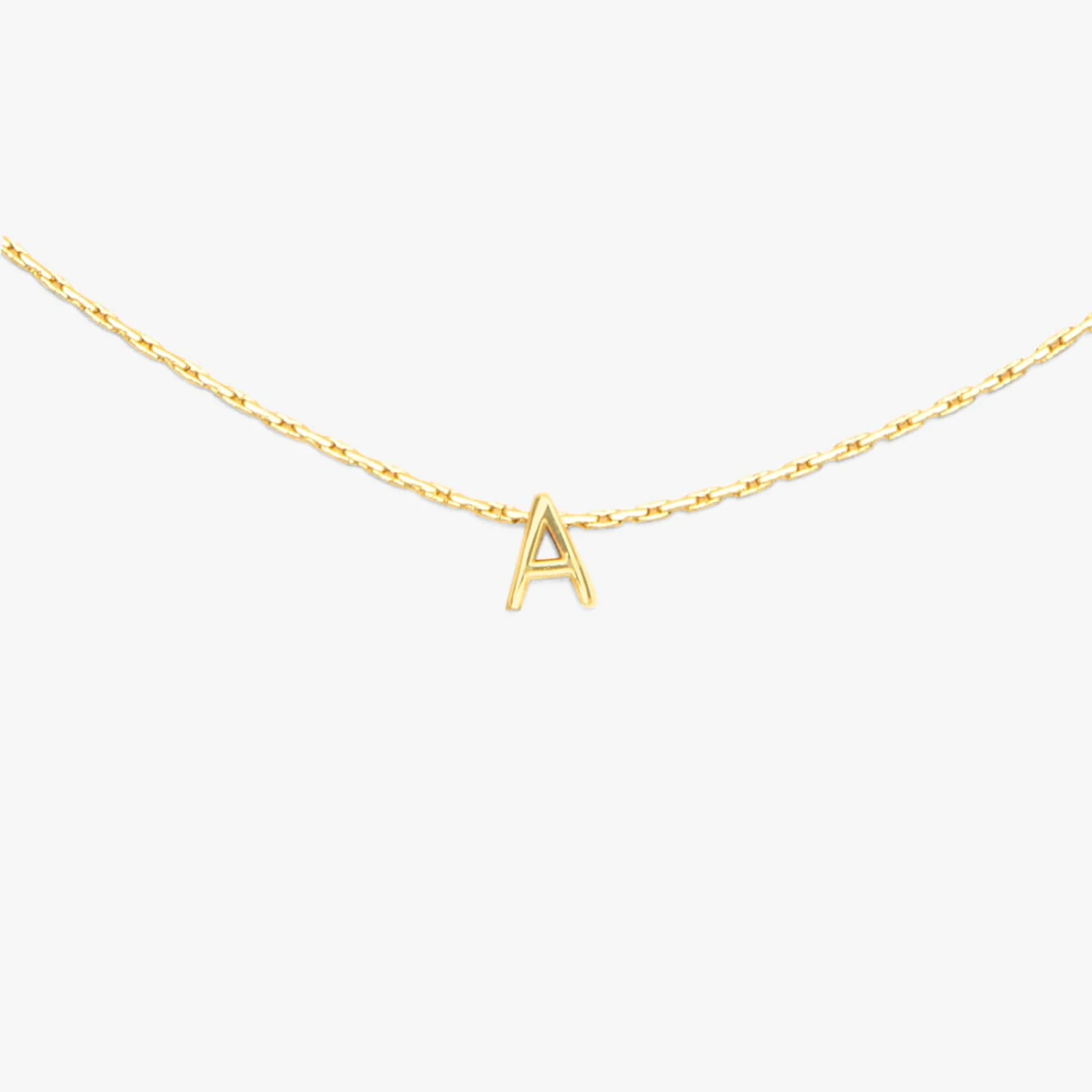 Snake Chain Alphabet Necklace - Image 12