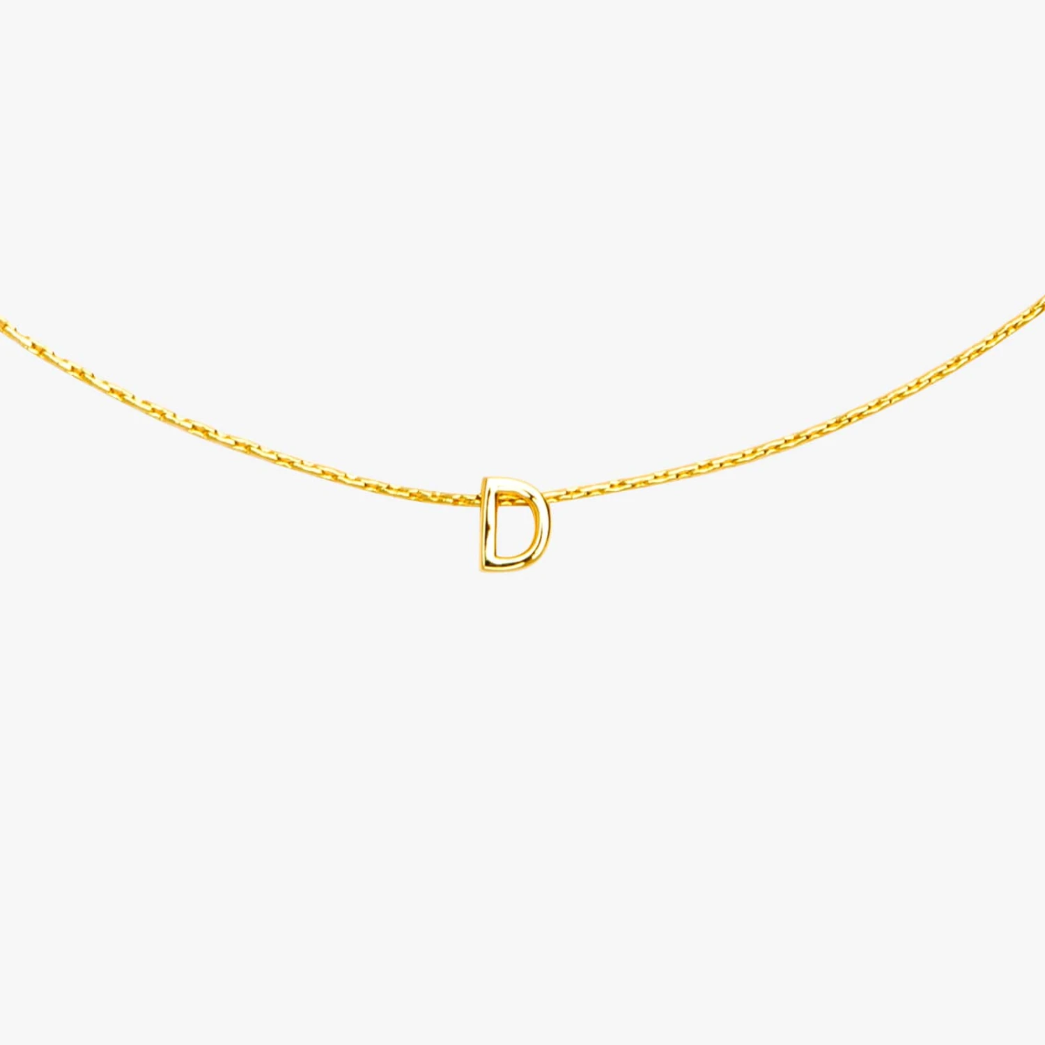 Snake Chain Alphabet Necklace - Image 15