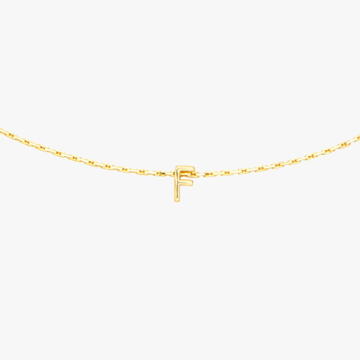 Snake Chain Alphabet Necklace - Image 17