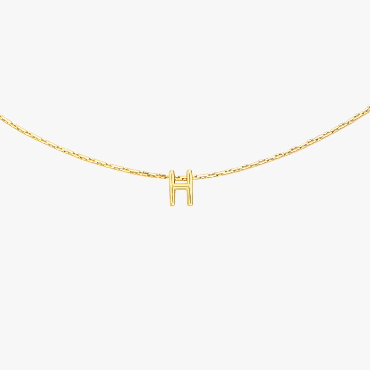 Snake Chain Alphabet Necklace - Image 19