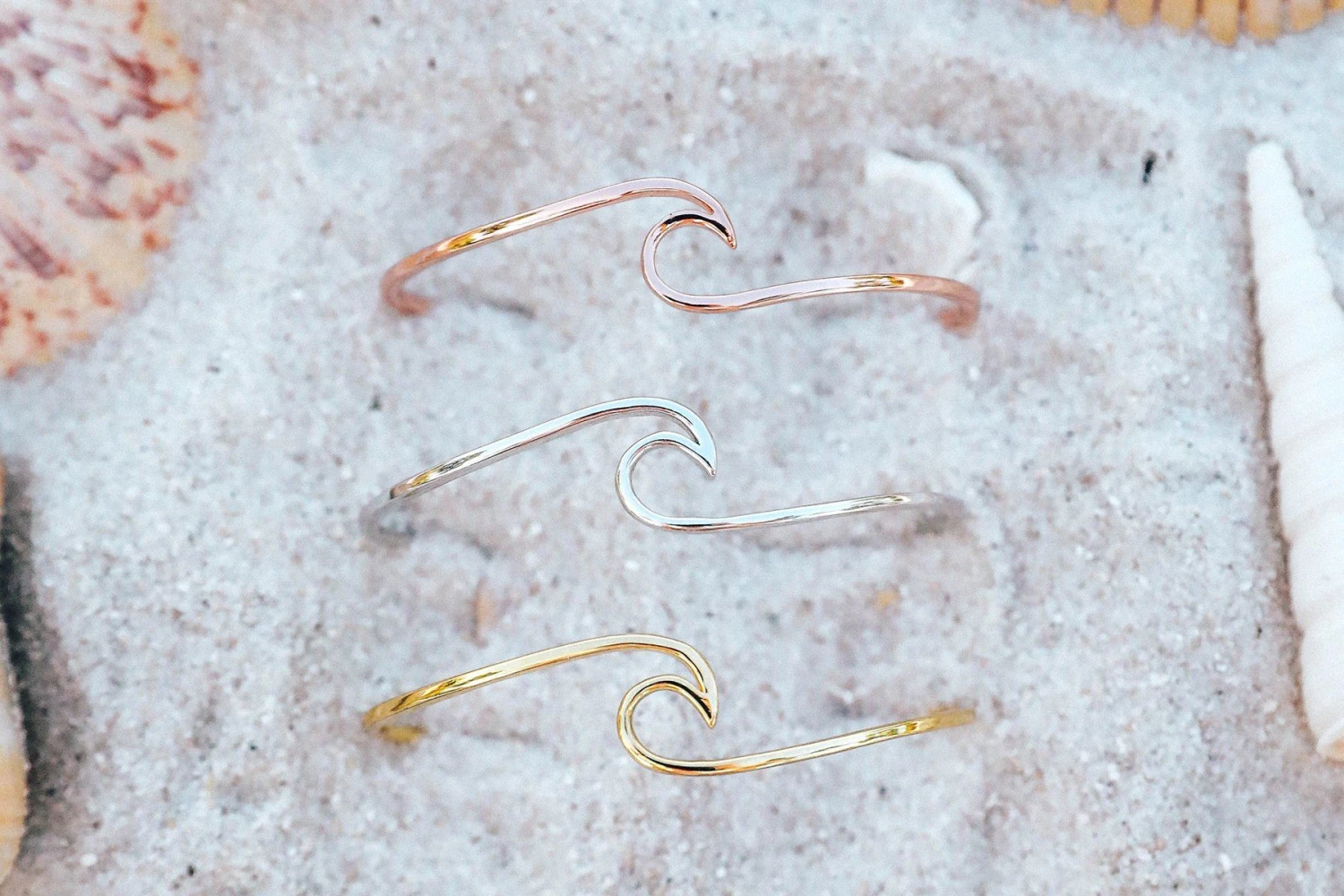 Wave Cuff Bracelet - Image 5