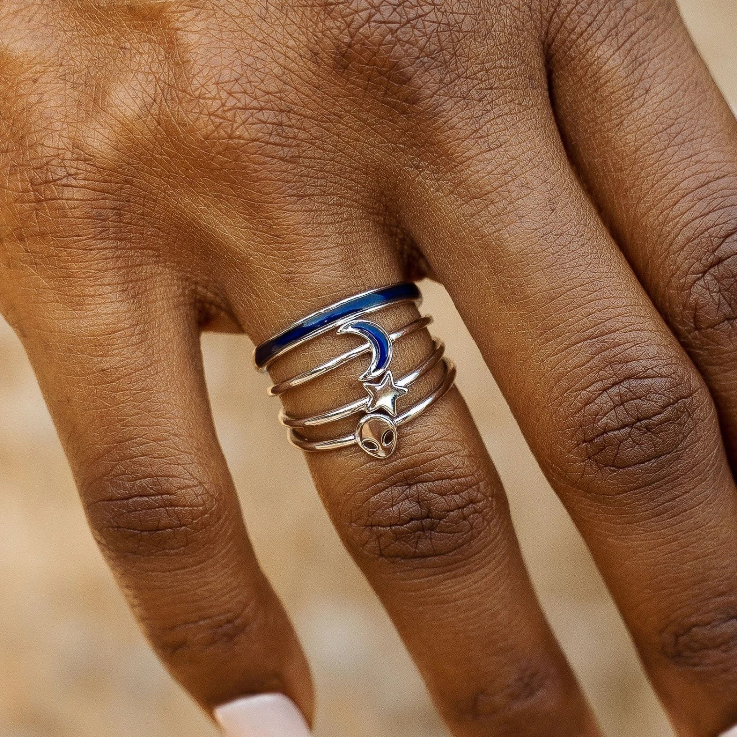 Lost In The Cosmos Ring Stack - Image 5