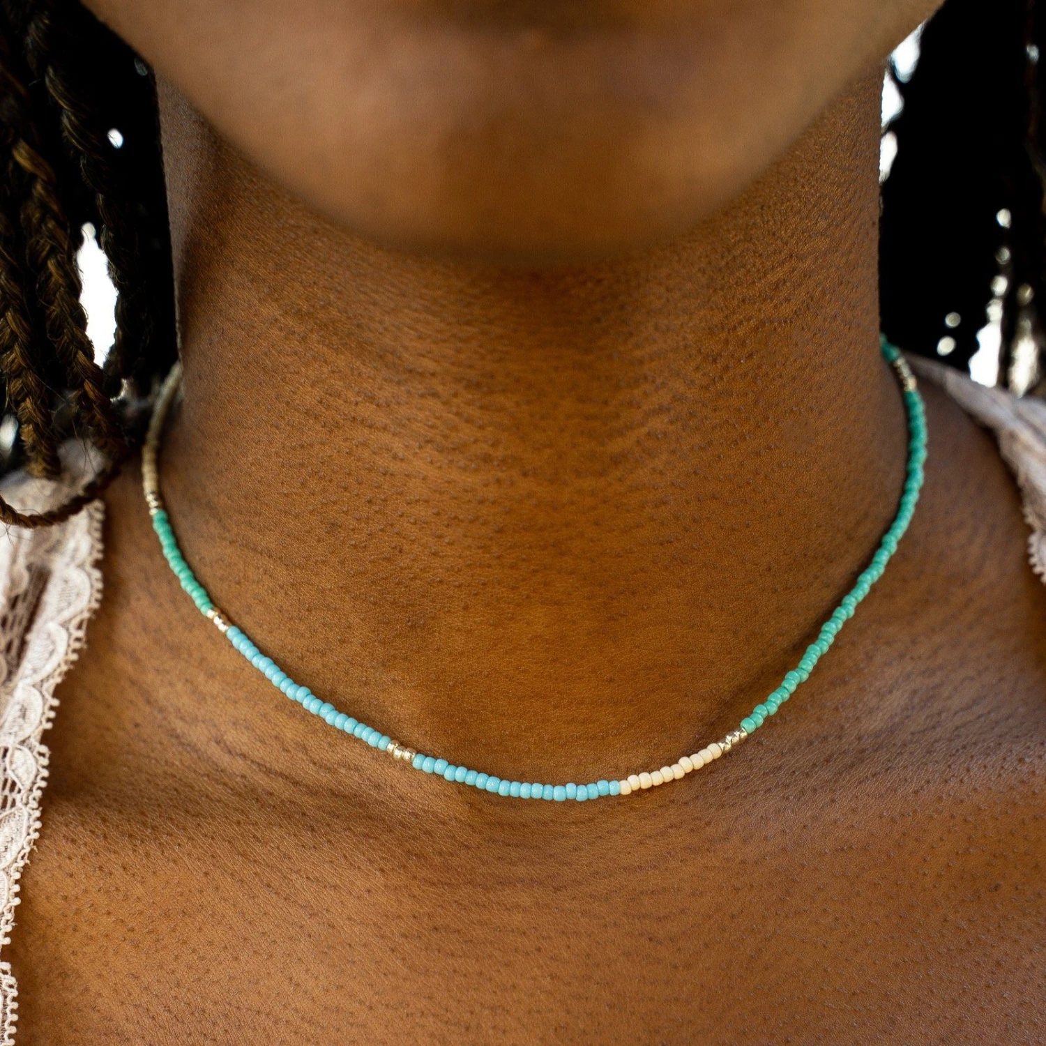 Playa Seed Bead Necklace - Image 4