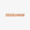 Rose Gold Floral Stacking Ring
