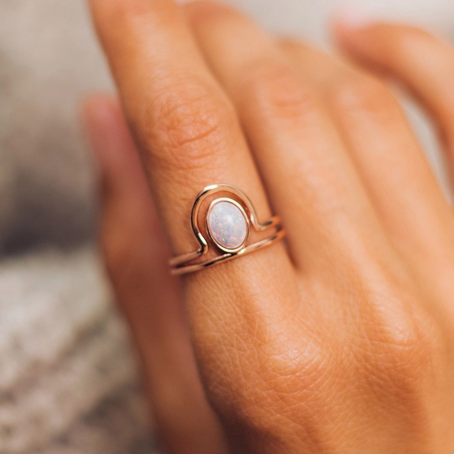 Crowned Opal Ring - Image 4